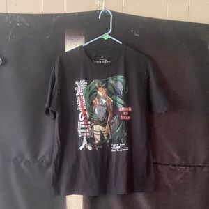 Attack on Titan Black Graphic Tee